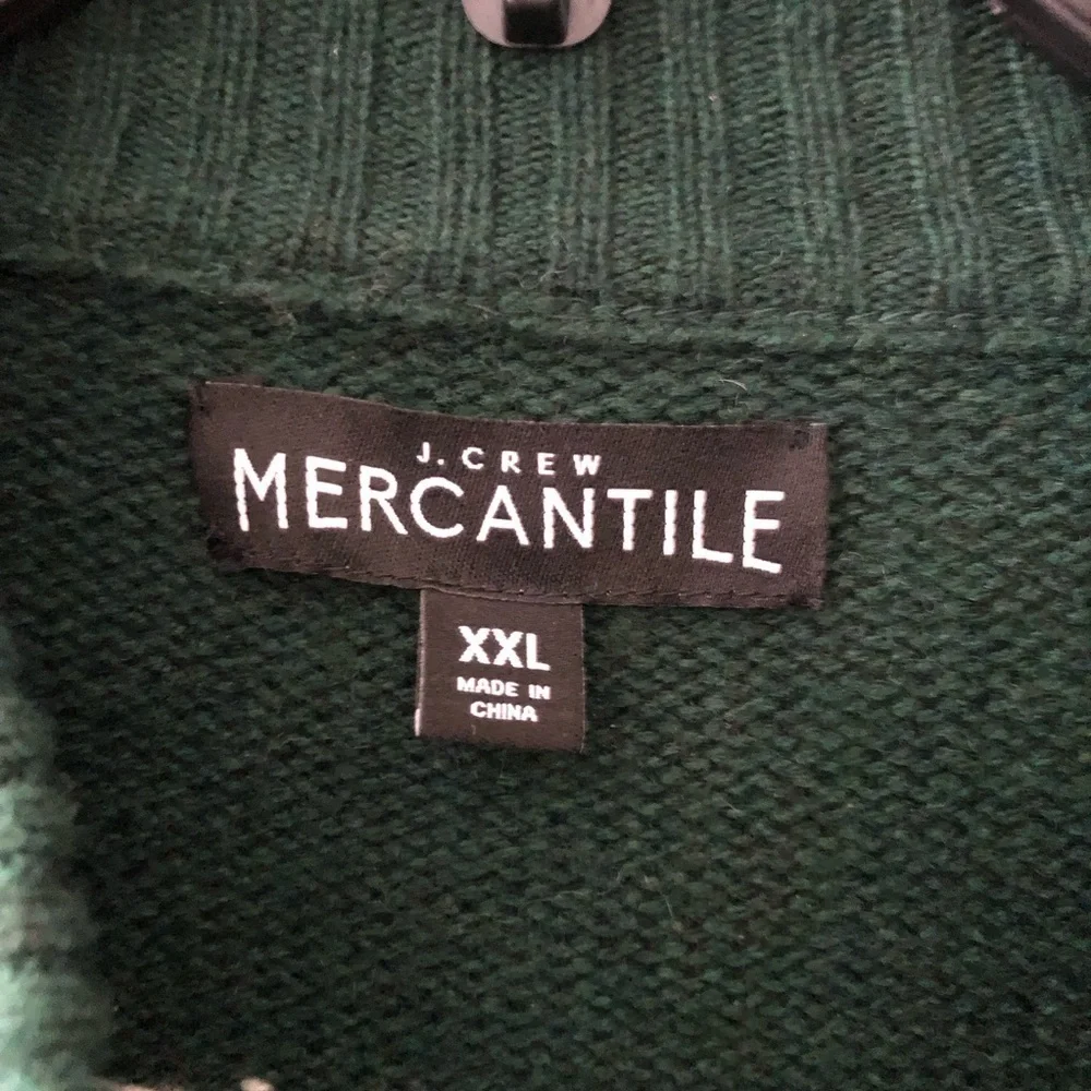 J. Crew Green Fair Isle Patterned Sweater XXL